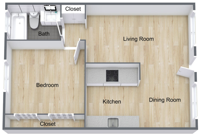 Vineyard-1-BD-1-BA-FloorPlan